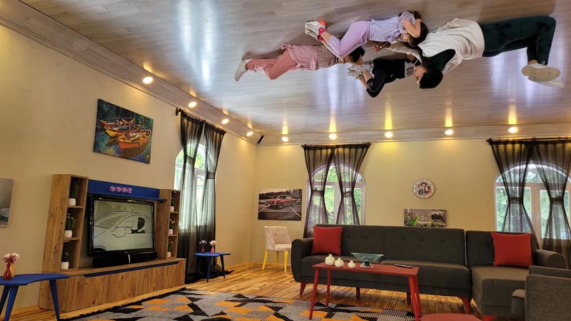 upside down